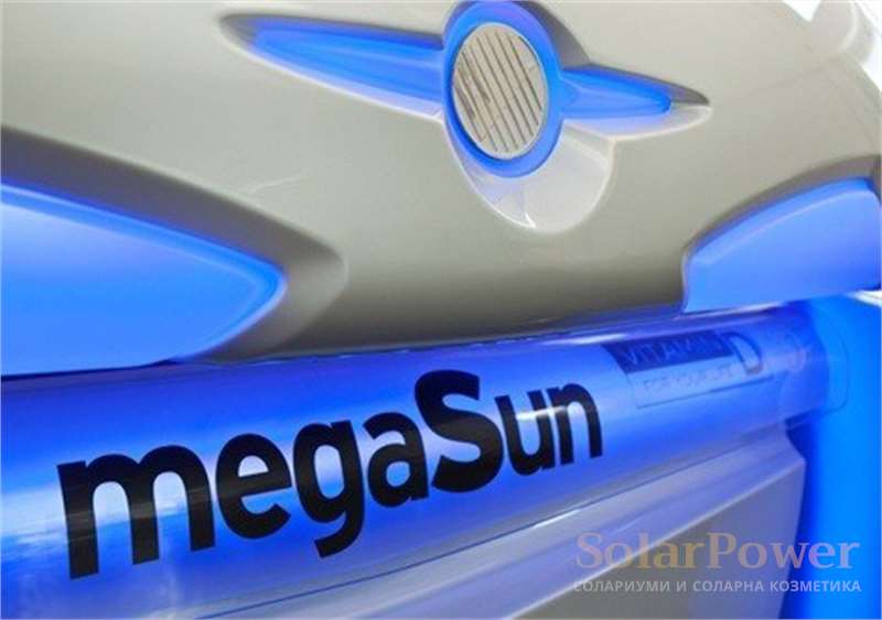 Солариум megaSun 6700 alpha Ultra Power е с регулируеми електронни баласти, CPI технология за по-голяма мощност и по-дълъг живот на лампите