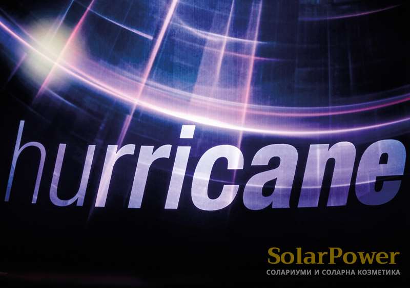 Солариум megaSun Tower Hurricane осигурява едновременно красив тен, биоположителни ефекти, анти-ейджинг ефект, чиста и без недостатъци кожа