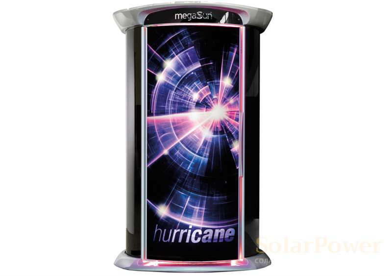 Височината на солариум Tower Hurricane  е само 218 сантиметра, така той е идеалното решение за всякакви помещения