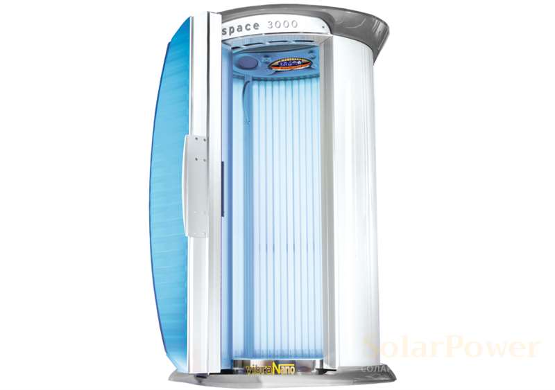 Солариум megaSun Space 3000 се предлага с опция за colorMotion, гласова навигация, вграден MP3 плеър, музикална вибрация и Bluetooth свързване