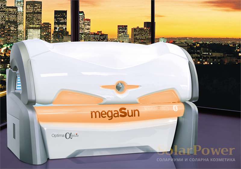 Солариум megaSun Optima Alpha Deluxe: Оптималната сила!