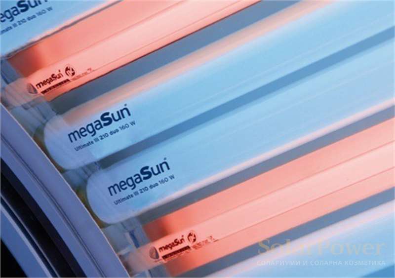 Допълнителната порция витамин Д в солариум megaSun Optima Deluxe extraSun гарантира перфектен тен и съществени био-положителни ефекти