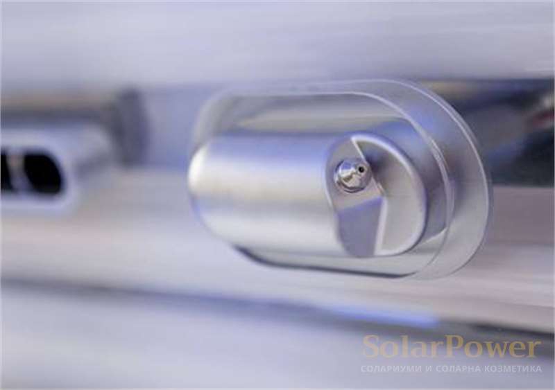 Солариум megaSun Optima Deluxe се предлага с опция за аква, арома и климатик