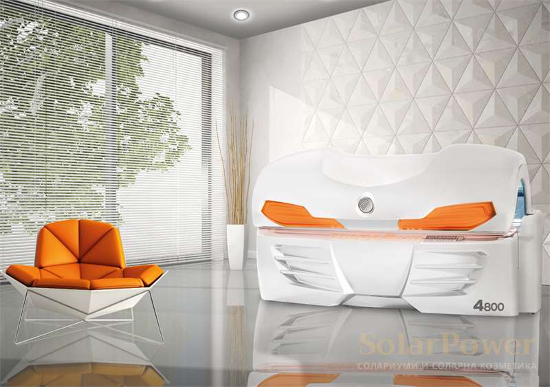 Допълнителната порция витамин Д в солариум megaSun 4800 гарантира перфектен тен и съществени био-положителни ефекти