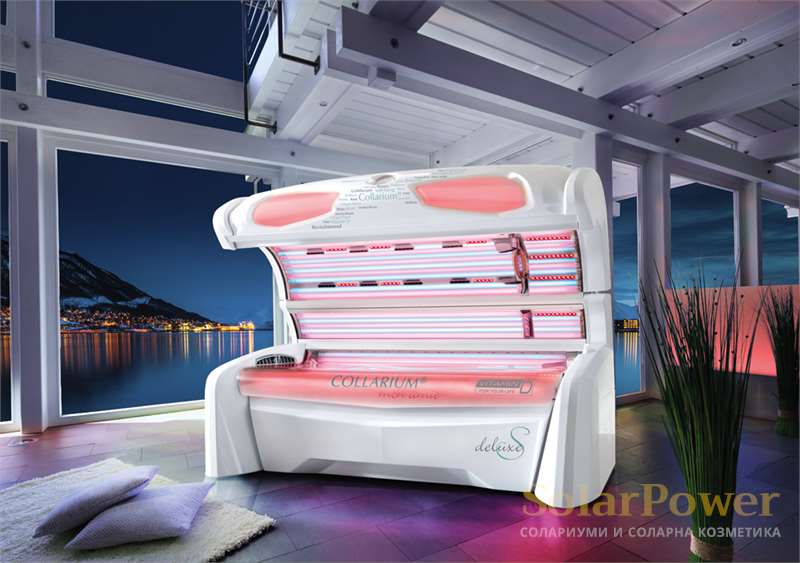 Колариум megaSun mon amie deluxe S е оборудван с функцията colorMotion plus: избор на множество различни цветови програми и анимации 