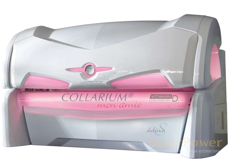 Колариум megaSun mon amie deluxe S е оборудван с музикална система, вграден MP3 плеър, автоматичен контрол на звука, музикална вибрация