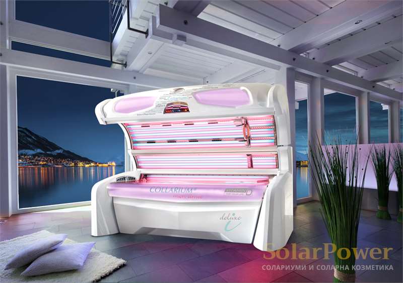 Колариум megaSun mon amie deluxe i е оборудван с функцията colorMotion plus: избор на множество различни цветови програми и анимации 