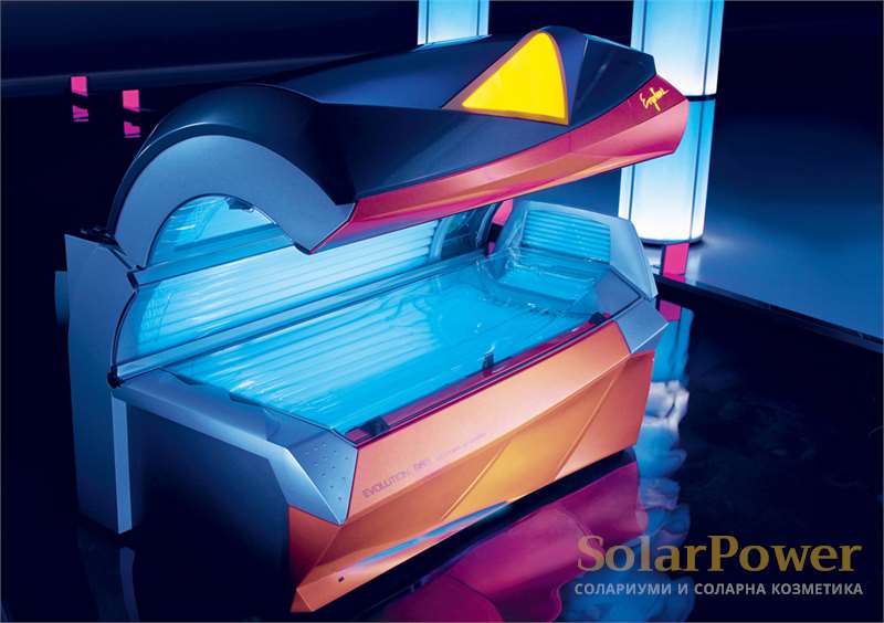 Солариум Evolution 660 Smart Power е със Смарт технология, която намалява консумацията на енергия и оптимизира ефективността за придобиване на тен