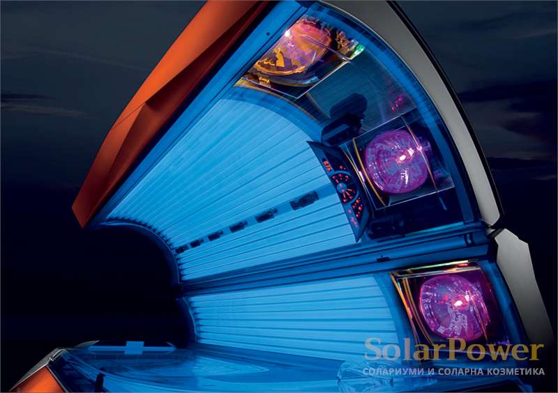 Солариум Ergoline Evolution 660 Smart Power е с високо-ефективна Ултра технология за тен лицето