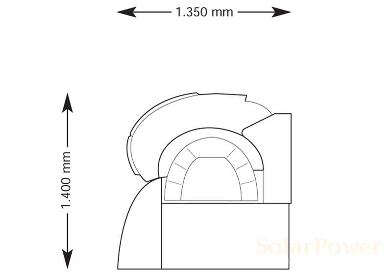 Солариум megaSun 6900 Ultra Power, затворен, размери