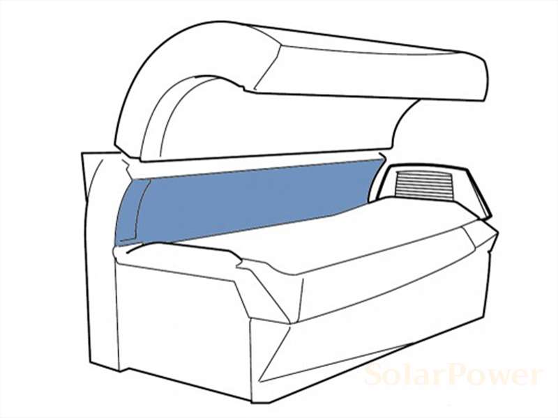 Акрили за странична част на хоризонтален солариум