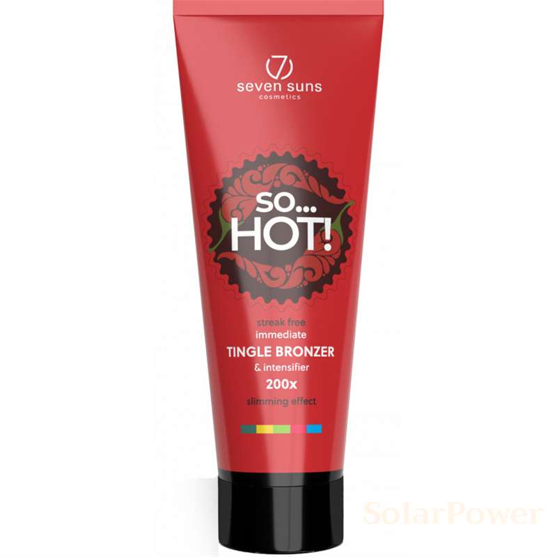 Лосион за солариум SO…HOT!, козметика за солариум от 7suns, 250 ml