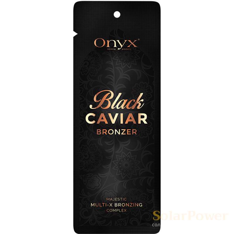 Лосион за солариум Black Caviar Bronzer, козметика за солариум от Onyx, 15 ml