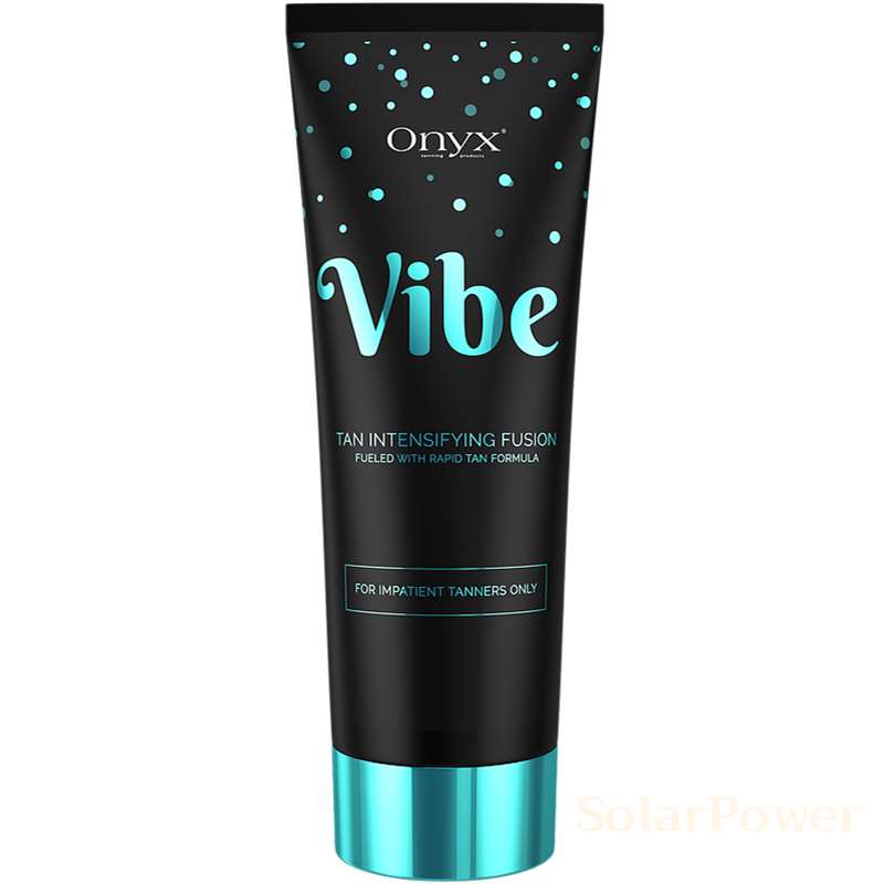 Лосион за солариум Vibe Tan Intensifying Fusion, козметика за солариум от Onyx, 200 ml