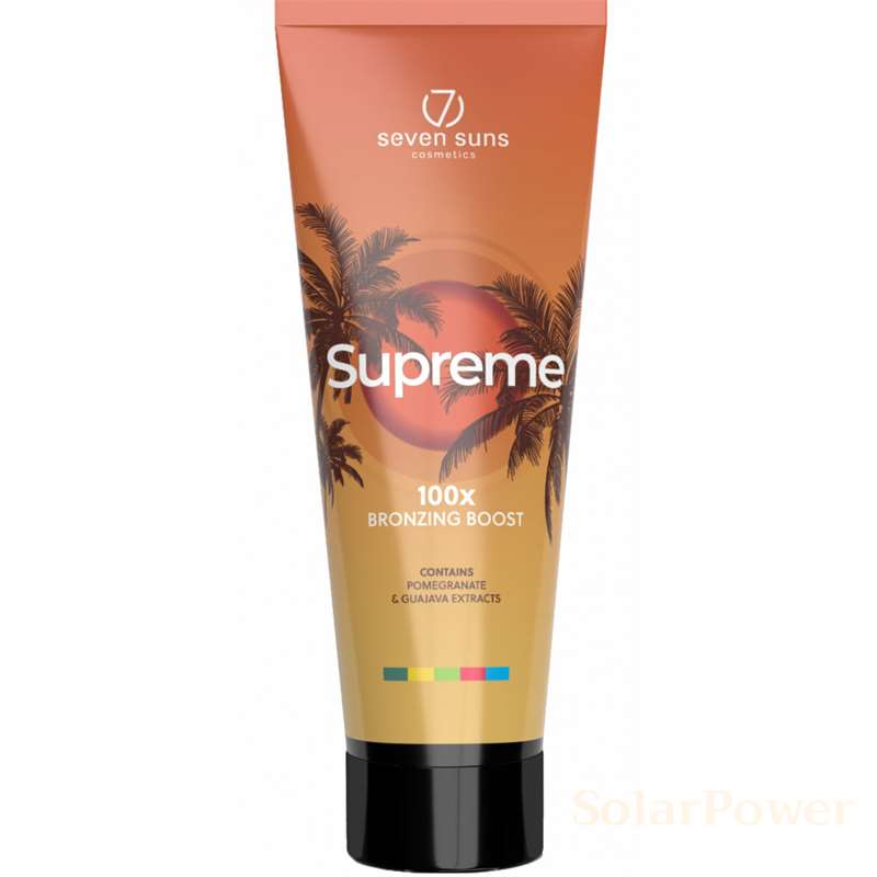 Лосион за солариум Supreme, козметика за солариум от 7suns, 250 ml