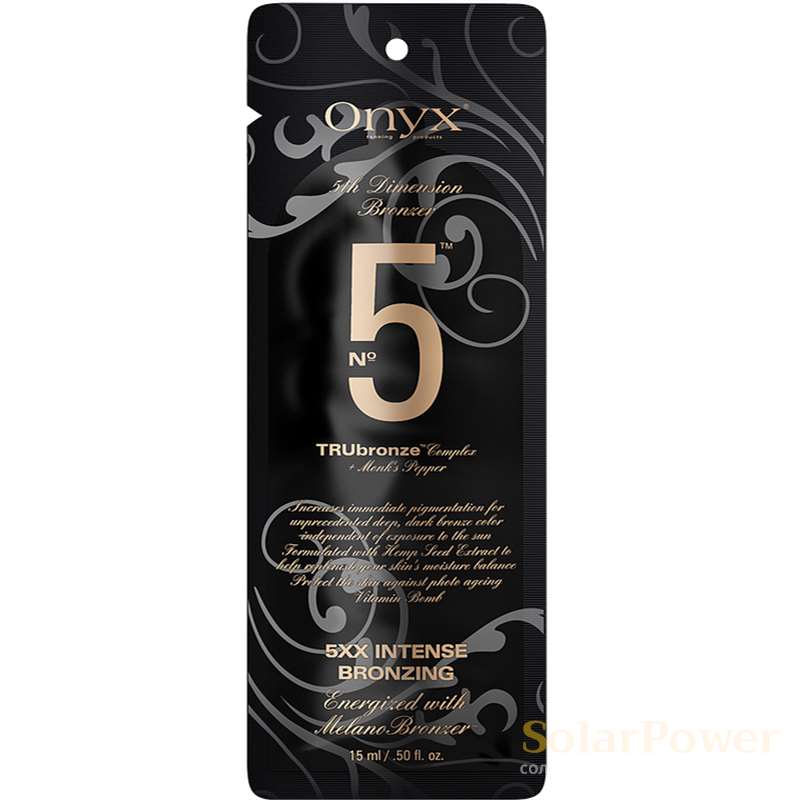 Лосион за солариум Black Bronzer No5, козметика за солариум от Onyx, 15 ml