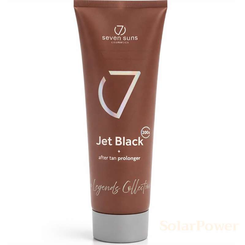 Лосион за след солариум Jet Black After Tan Prolonger, козметика за след солариум от 7suns, 250 ml