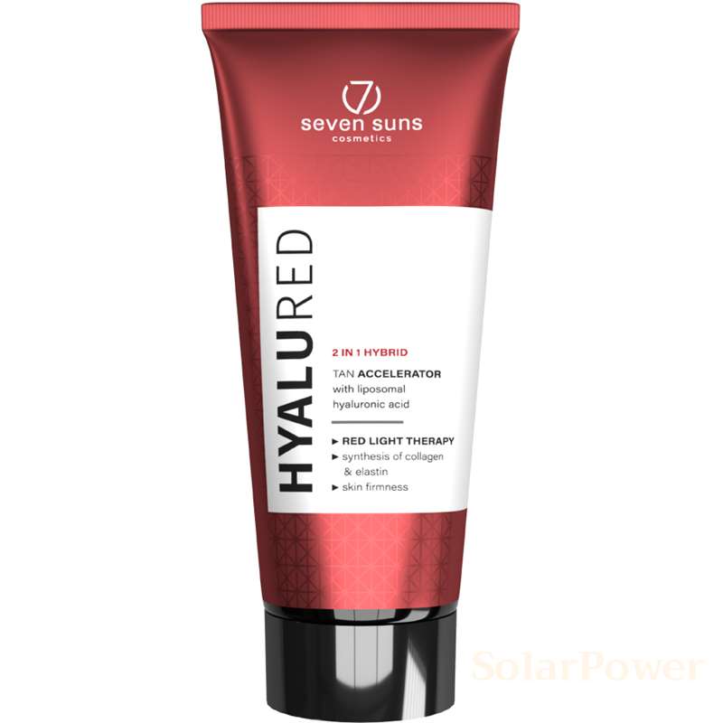 Балсам за солариум HyaluRED, козметика за солариум от 7suns, 200 ml