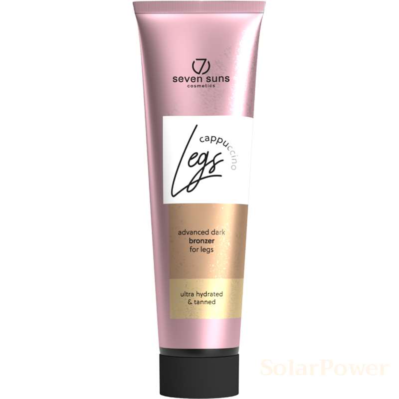 Балсам за крака Cappuccino Legs, козметика за солариум от 7suns, 150 ml