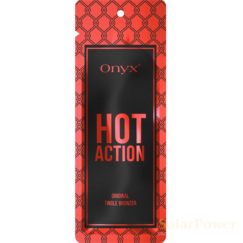 Лосион за солариум със загряващ ефект Hot Action Bronzer, козметика за солариум от Onyx, 12 ml