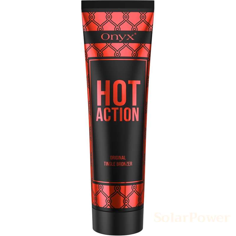 Лосион за солариум със загряващ ефект Hot Action Bronzer, козметика за солариум от Onyx, 150 ml