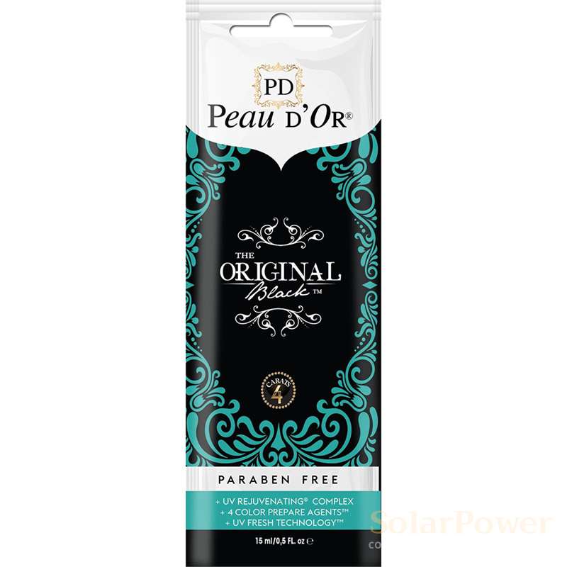 Лосион за солариум The Original Black, козметика за солариум от Peau d’Or, 15 ml