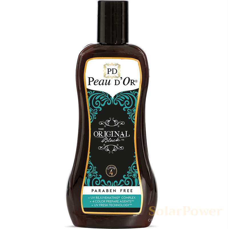 Лосион за солариум The Original Black, козметика за солариум от Peau d’Or, 250 ml
