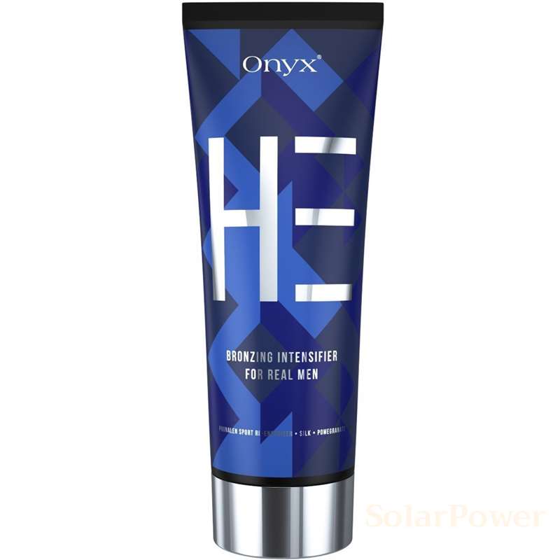 Лосион за солариум HE bronzing intensifier for real men, козметика за солариум от Onyx, 200 ml