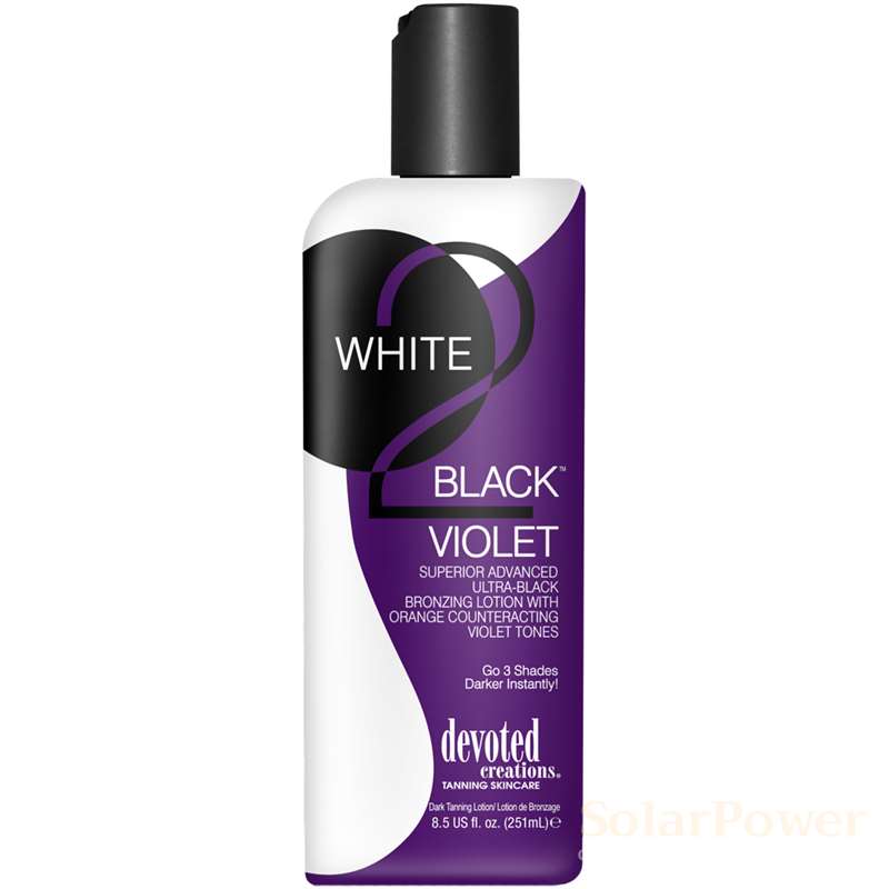 White 2 Black Violet козметика за солариум