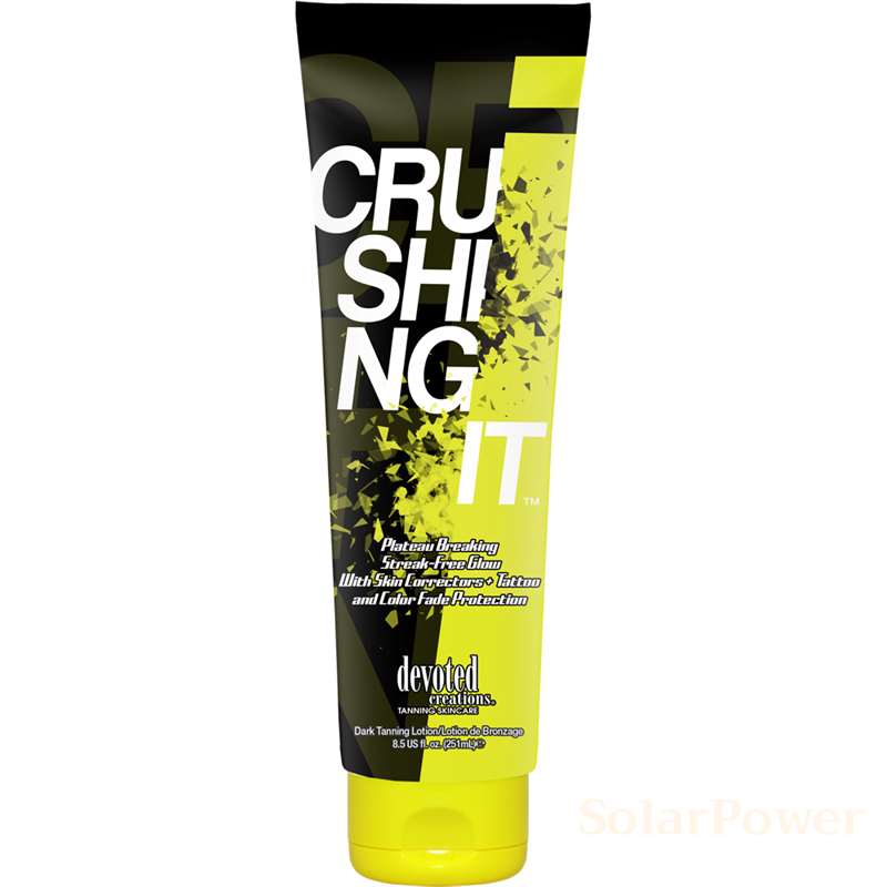 Лосион за солариум Crushing It, козметика за солариум от Devoted Creations, 250 ml