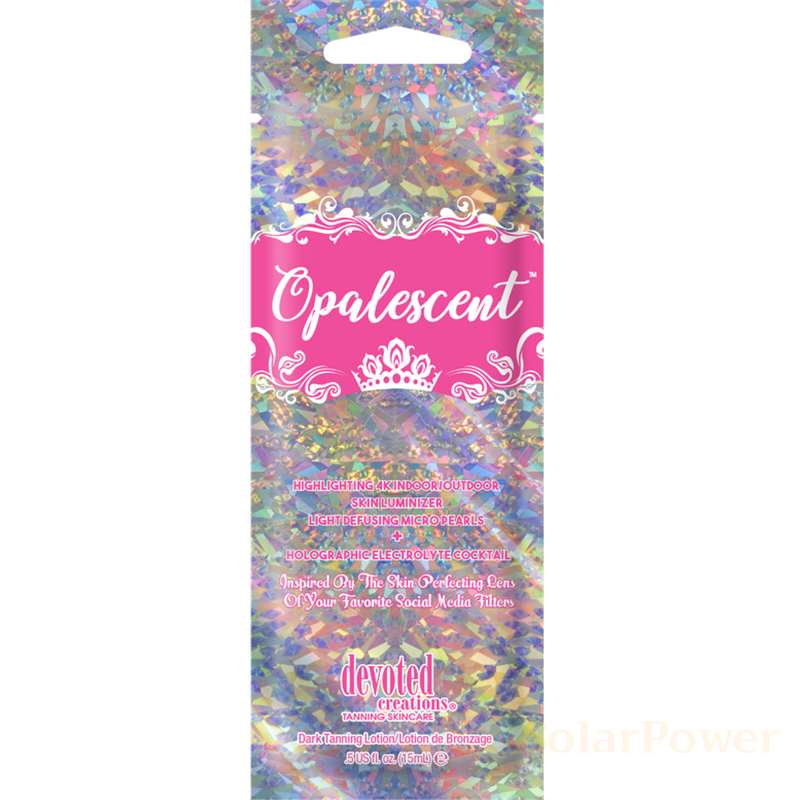Лосион за солариум Opalescent, козметика за солариум от Devoted Creations, 15 ml