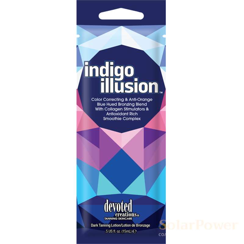 Лосион за солариум Indigo Illusion, козметика за солариум от Devoted Creations, 15 ml