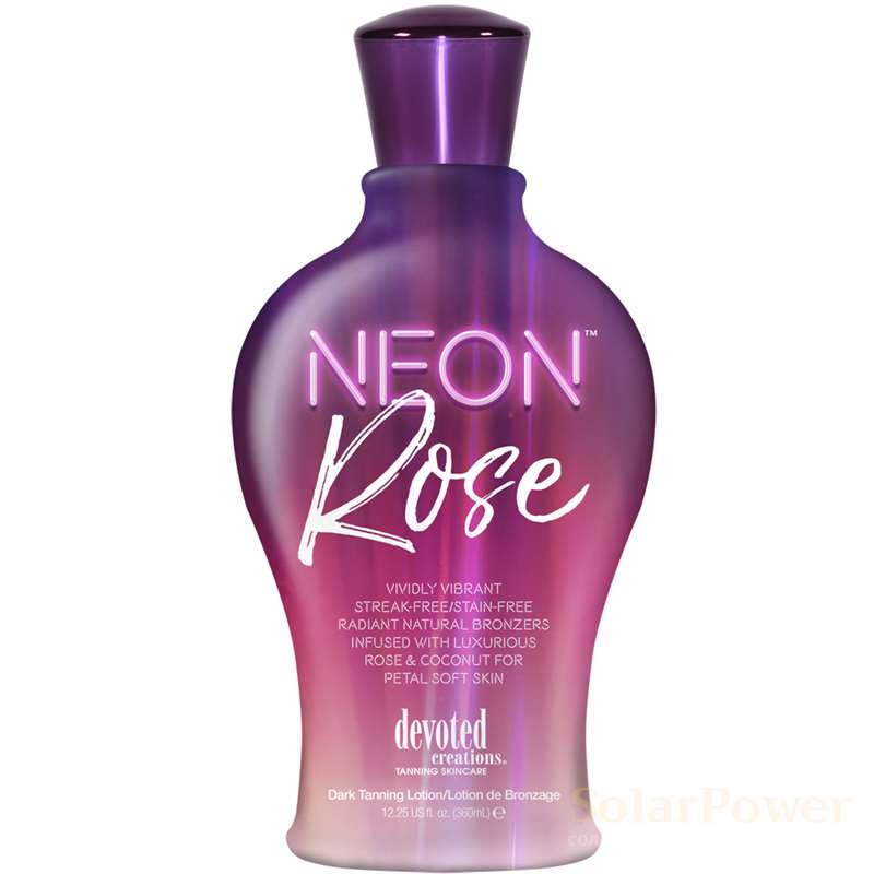 Лосион за солариум Neon Rose, козметика за солариум от Devoted Creations, 250 ml