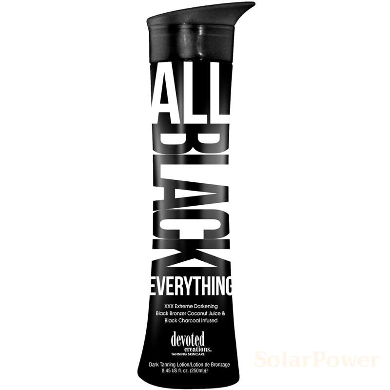 Лосион за солариум All Black Everything, козметика за солариум от Devoted Creations, 250 ml