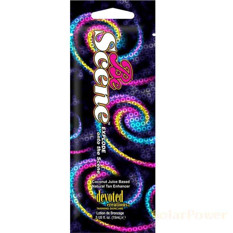 Лосион за солариум Be Scene, козметика за солариум от Devoted Creations, 15 ml