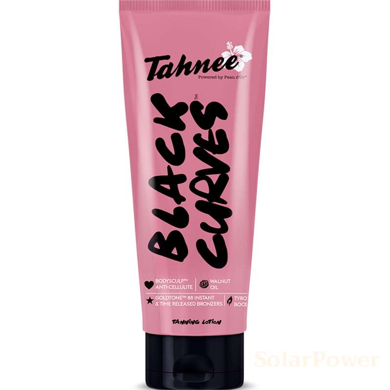 Лосион за солариум Black Curves, козметика за солариум от Tahnee, 200 ml 