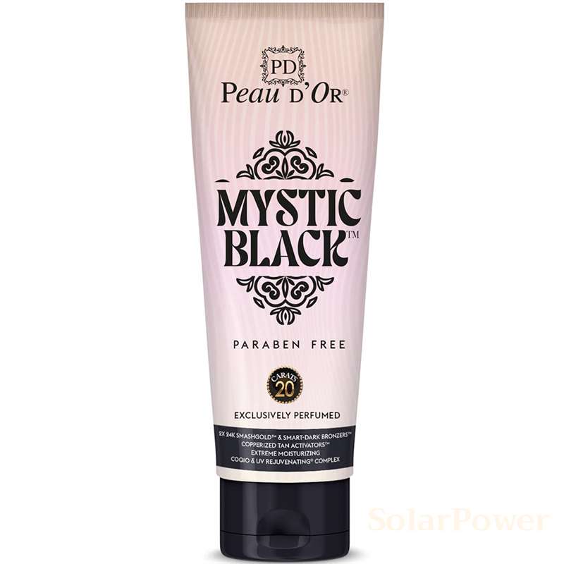 Лосион за солариум Mystic Black , козметика за солариум от Peau d’Or, 250 ml