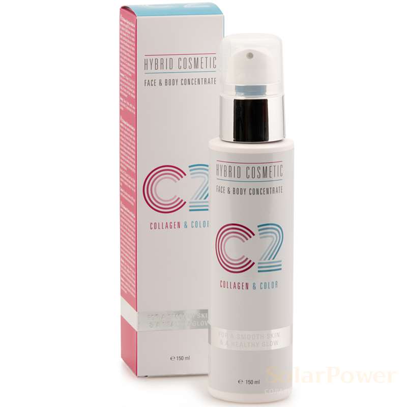 Лосион за солариум C2 Collagen & Color Concentrate, козметика за солариум от JK Group, 150 ml