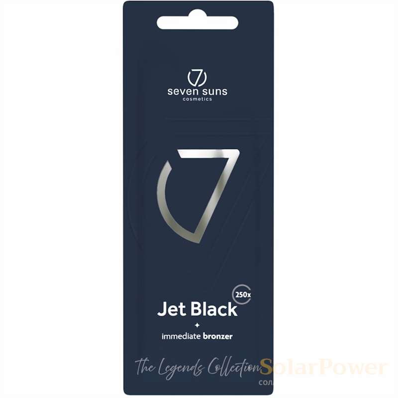 Лосион за солариум Jet Black Immediate Bronzer, козметика за солариум от 7suns, 15 ml