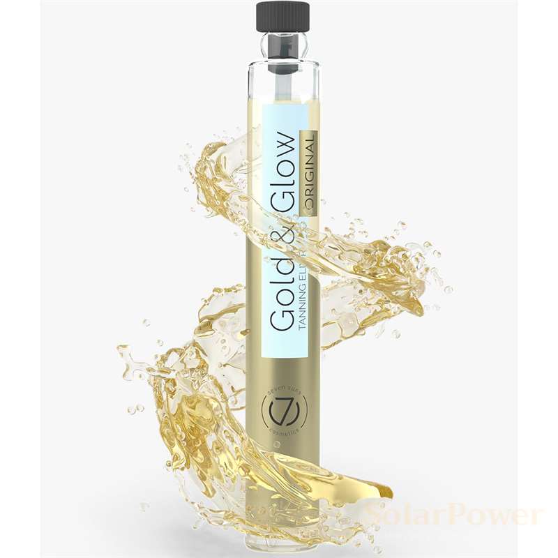 Сухо олио Gold & Glow ORIGINAL, козметика за солариум от 7suns, 6 ml